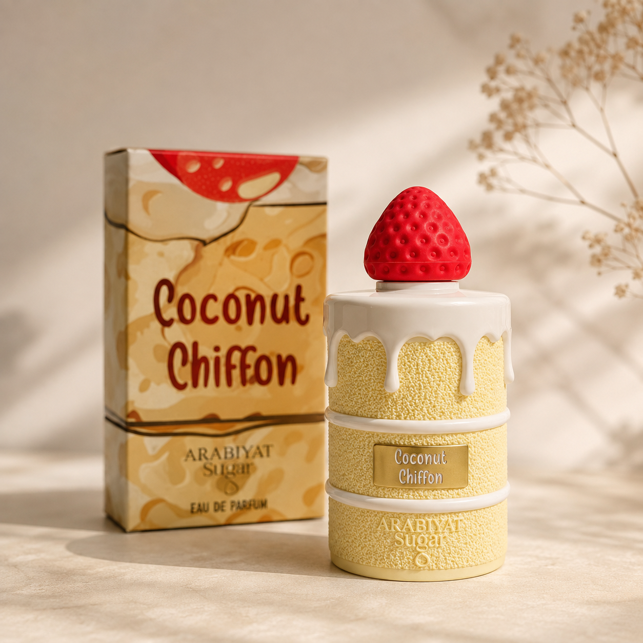 خریدعطر اورجینال زنانه عربیات شوگر کوکونات چیفون(Coconut Chiffon ARABIYAT SUGAR)۱۰۰ میل_ارسال سریع